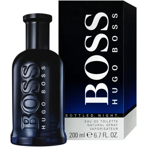 Hugo Boss Bottled. Night. transparent Eau de Toilette 200 ml