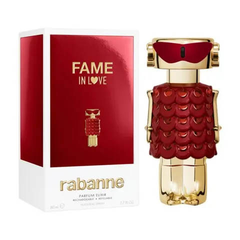 Rabanne Fame In Love Elixir Refillable Rot Parfum 80 ml